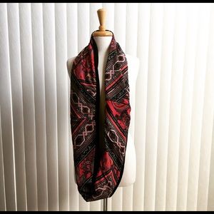 Hale Bob Pink Infinity Scarf